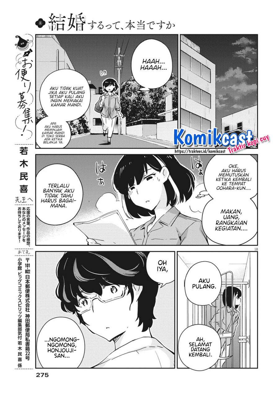 Kekkon Surutte, Hontou Desu ka? Chapter 43 Gambar 18
